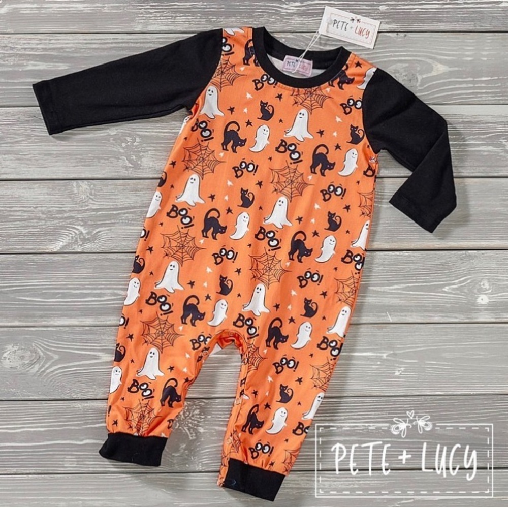 NWT Pete+Lucy Halloween Romper